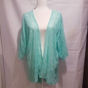 Lularoe Lace Lindsay Kimono Size Large